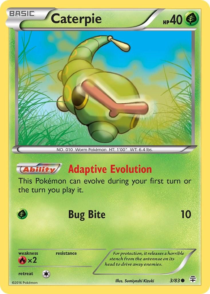 Caterpie #3 Pokemon Generations