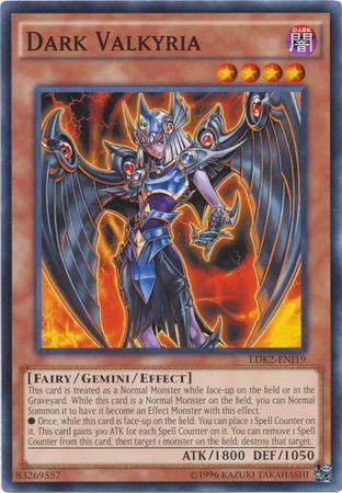 Dark Valkyria LDK2-ENJ19 YuGiOh Legendary Decks II
