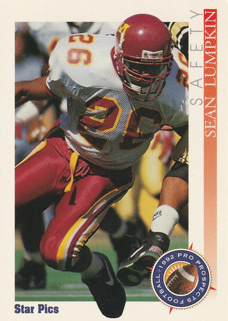 Sean Lumpkin #36 1992 Star Pics Football