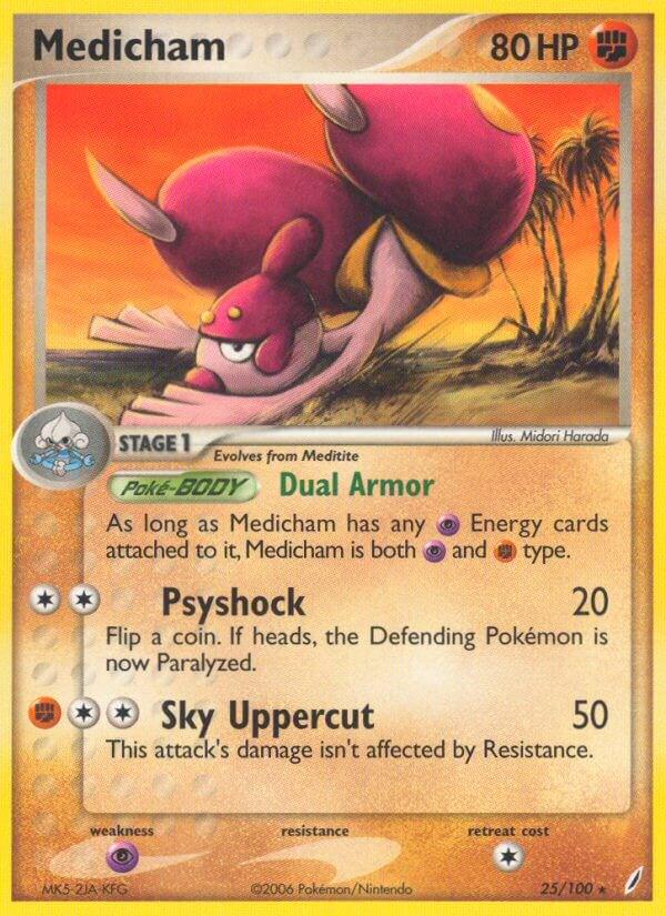 Medicham #25 Pokemon Crystal Guardians
