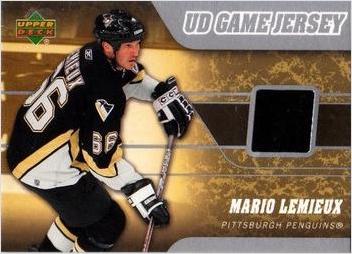 Mario Lemieux #J2-LX 2006 Upper Deck Game Jersey Hockey