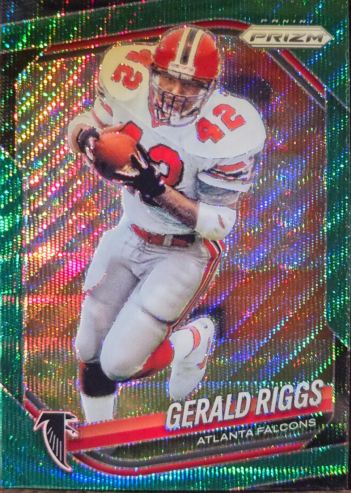Gerald Riggs [Green Wave] #117 Prices | 2025 Panini Prizm | Football Cards