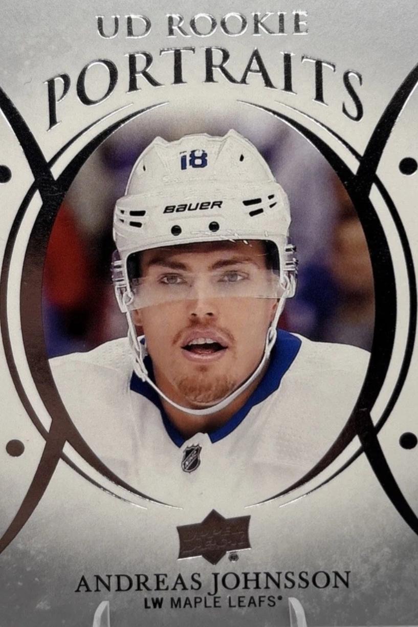 Andreas Johnsson #P-97 2018 Upper Deck UD Portraits Hockey