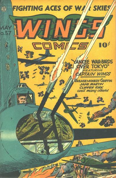 Wings Comics #57 (1945) Comic Books Wings Comics