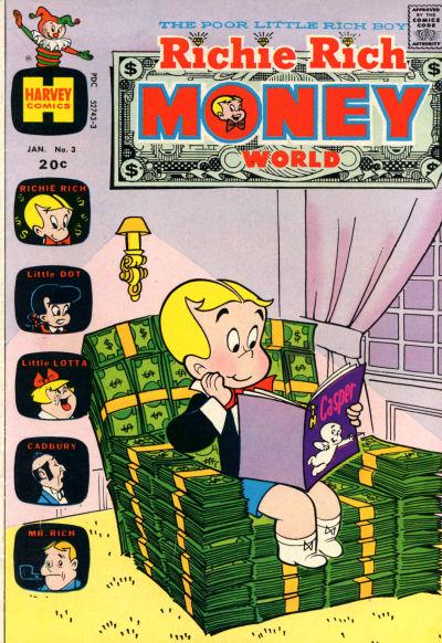 Richie Rich Money World #3 (1973) Comic Books Richie Rich Money World