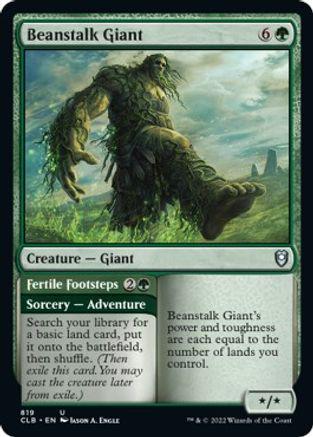 Beanstalk Giant #819 Magic Commander Legends: Battle for Baldur's Gate