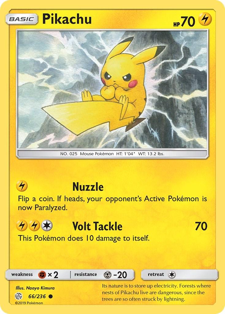 Pikachu #66 Pokemon Cosmic Eclipse