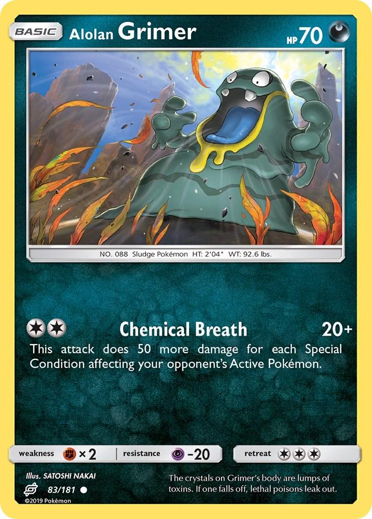 Alolan Grimer #83 Pokemon Team Up