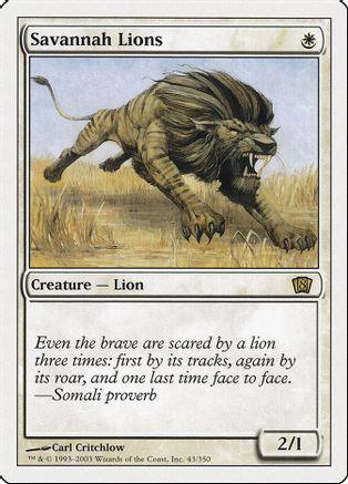 Savannah Lions Magic 8th Edition
