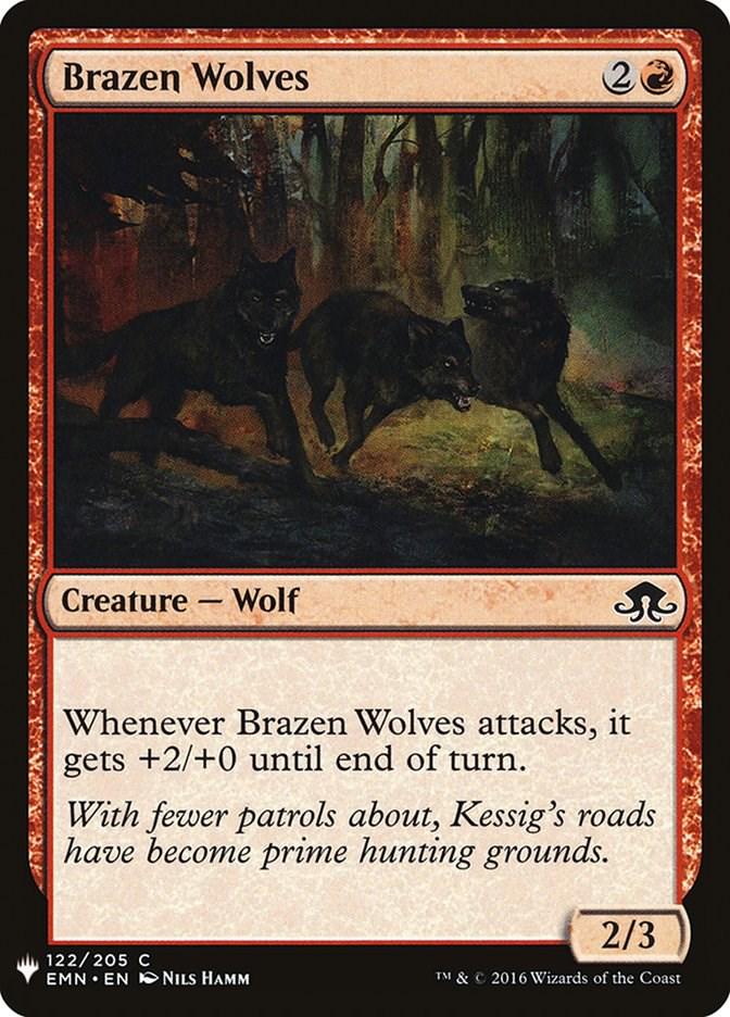 Brazen Wolves (Magic The List Reprints)