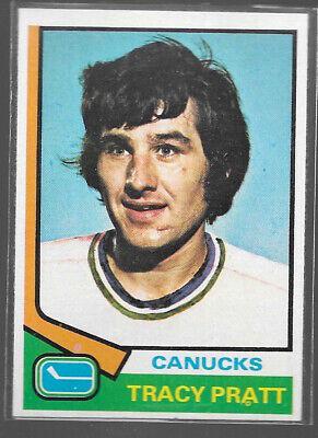 Tracy Pratt #41 Hockey Cards 1974 Topps