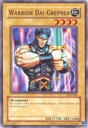 Warrior Dai Grepher LOD-020 YuGiOh Legacy of Darkness
