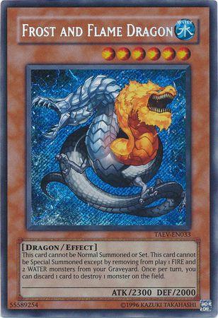 Frost and Flame Dragon TAEV-EN033 YuGiOh Tactical Evolution