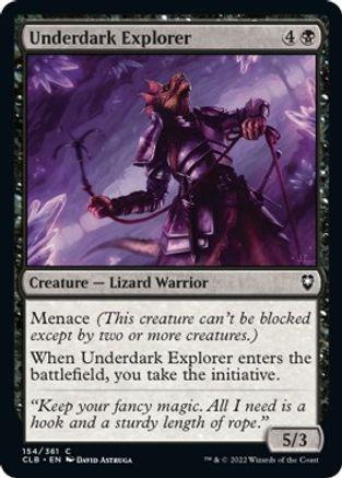 Underdark Explorer #154 Magic Commander Legends: Battle for Baldur's Gate