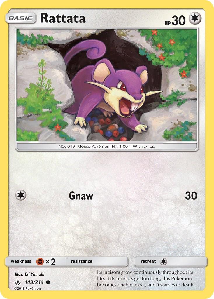 Rattata #143 Pokemon Unbroken Bonds