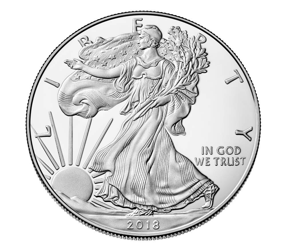 2018 W Coins American Silver Eagle