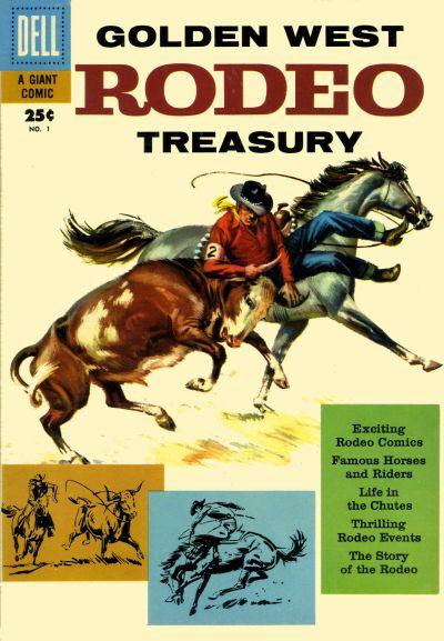 Golden West Rodeo Treasury #1 (1957) Comic Books Golden West Rodeo Treasury