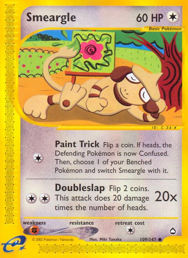 Smeargle #109 Pokemon Aquapolis