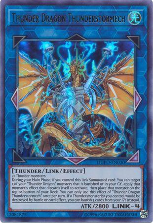 Thunder Dragon Thunderstormech DUPO-EN030 YuGiOh Duel Power