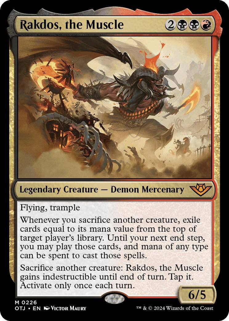 Rakdos, the Muscle #226 Magic Outlaws of Thunder Junction
