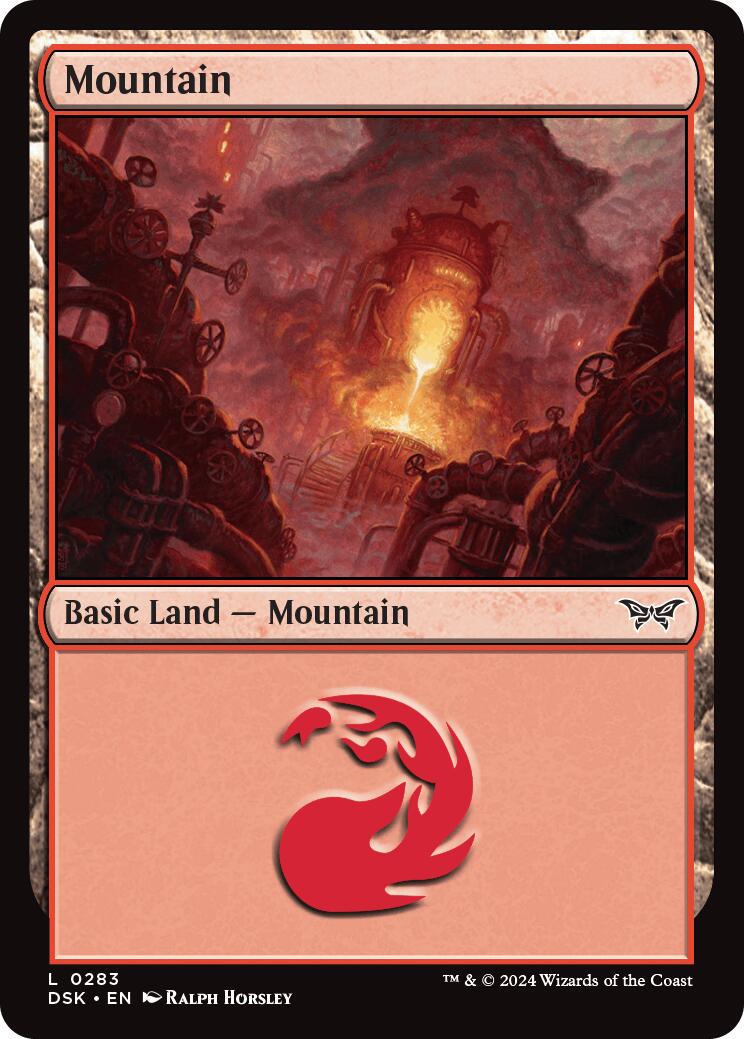 Mountain #283 Magic Duskmourn: House of Horror