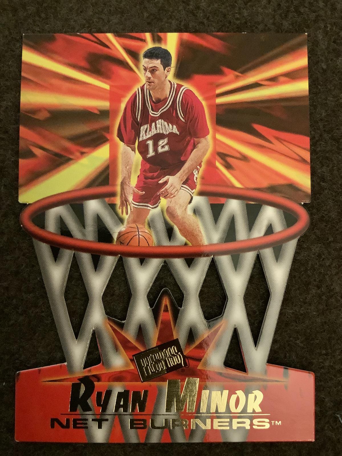 Ryan Minor #25 1996 Press Pass Net Burners Basketball