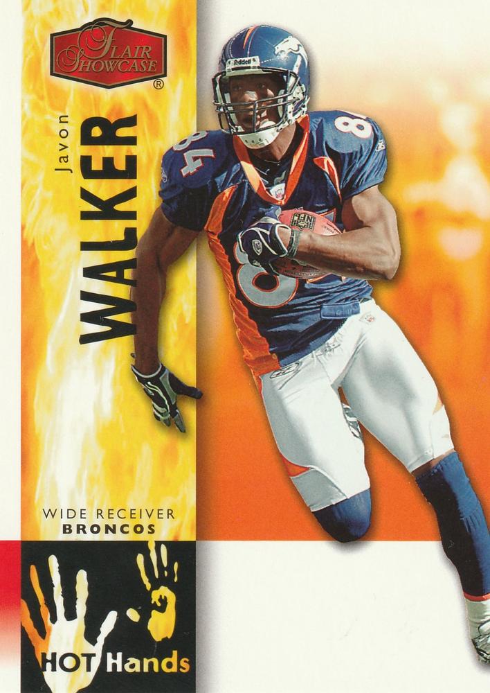 Javon Walker #HH12 2006 Flair Showcase Hot Hands Football