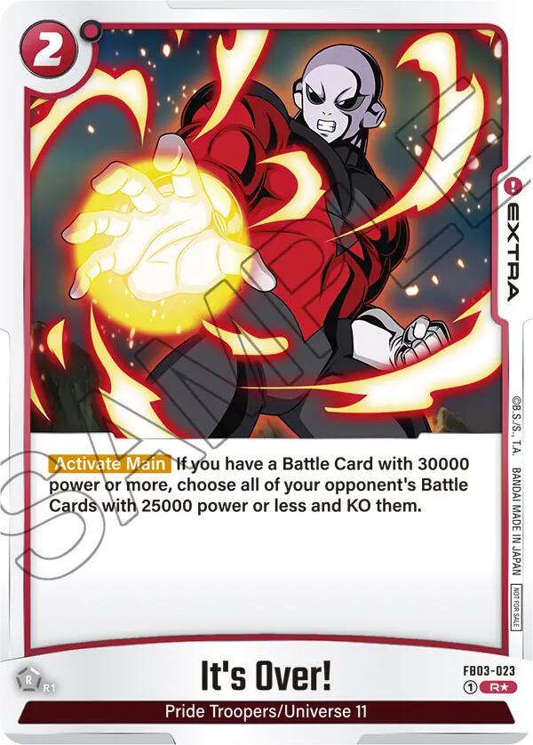 It's Over! FB03-023 Dragon Ball Fusion World Judge Promo