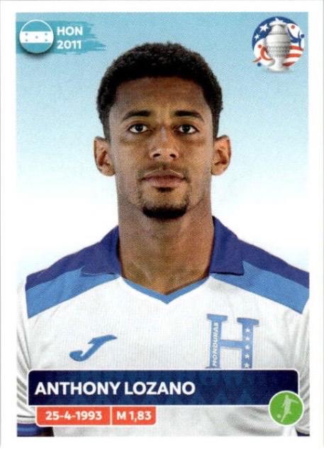 Anthony Lozano #HON20 2024 Panini Copa America Sticker Soccer