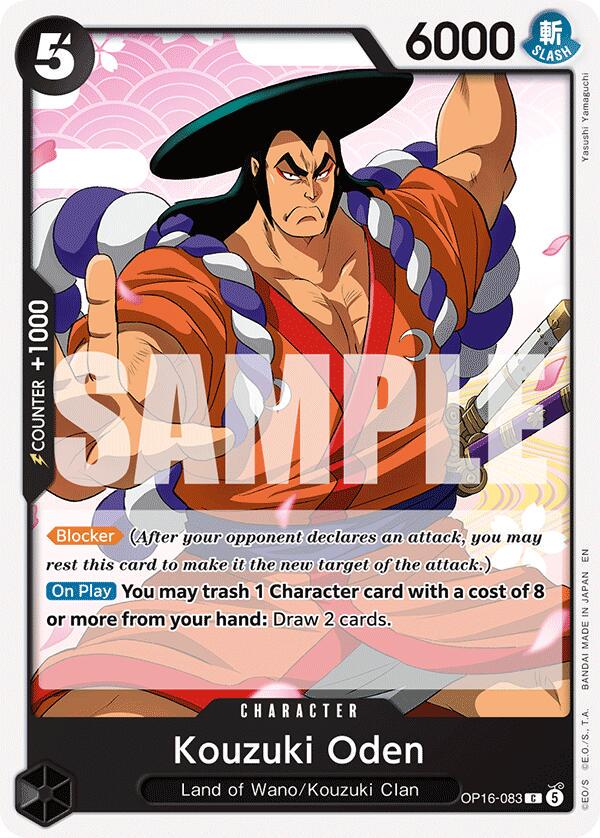 Kouzuki Oden OP16-083 Prices | One Piece The Time of Battle | One