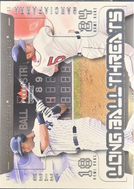 Derek Jeter / Nomar Garciaparra #1LB Baseball Cards 2003 Fleer Genuine Long Ball Threats