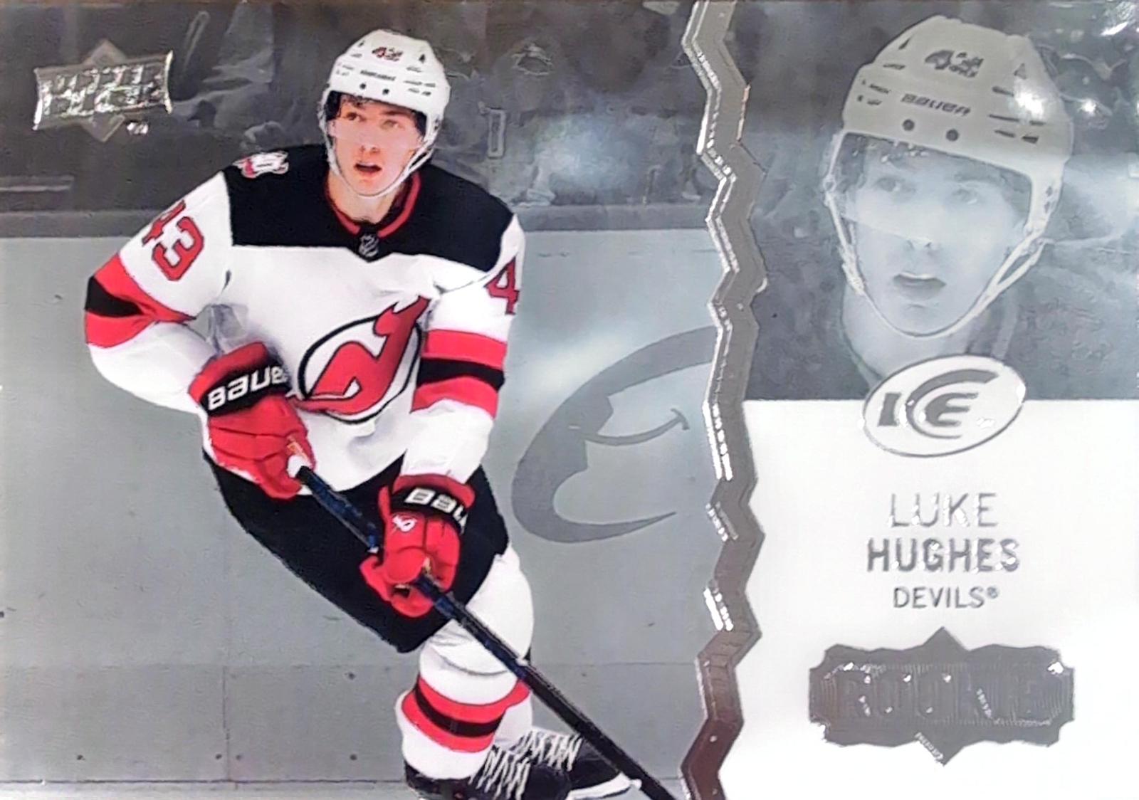 Luke Hughes #127 2023-24 Upper Deck Ice Hockey
