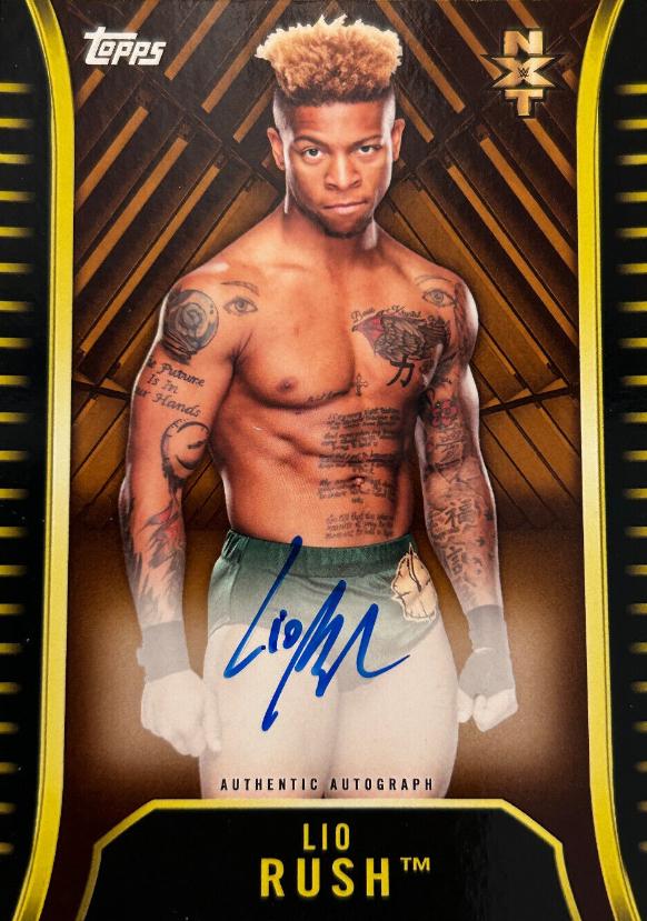 Lio Rush #A-LR Wrestling Cards 2018 Topps WWE NXT Autographs