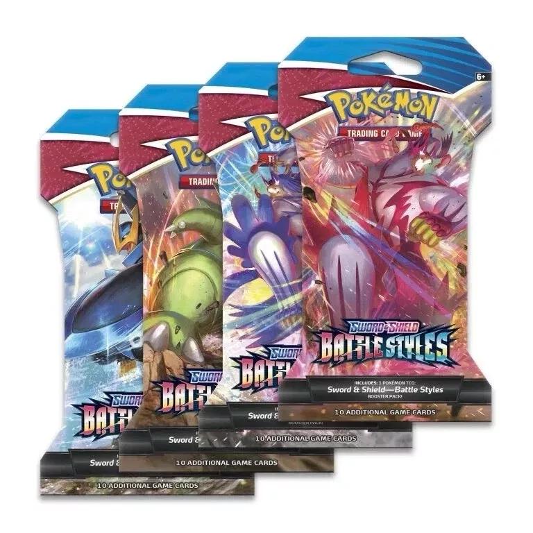 Sleeved Booster Pack Pokemon Battle Styles