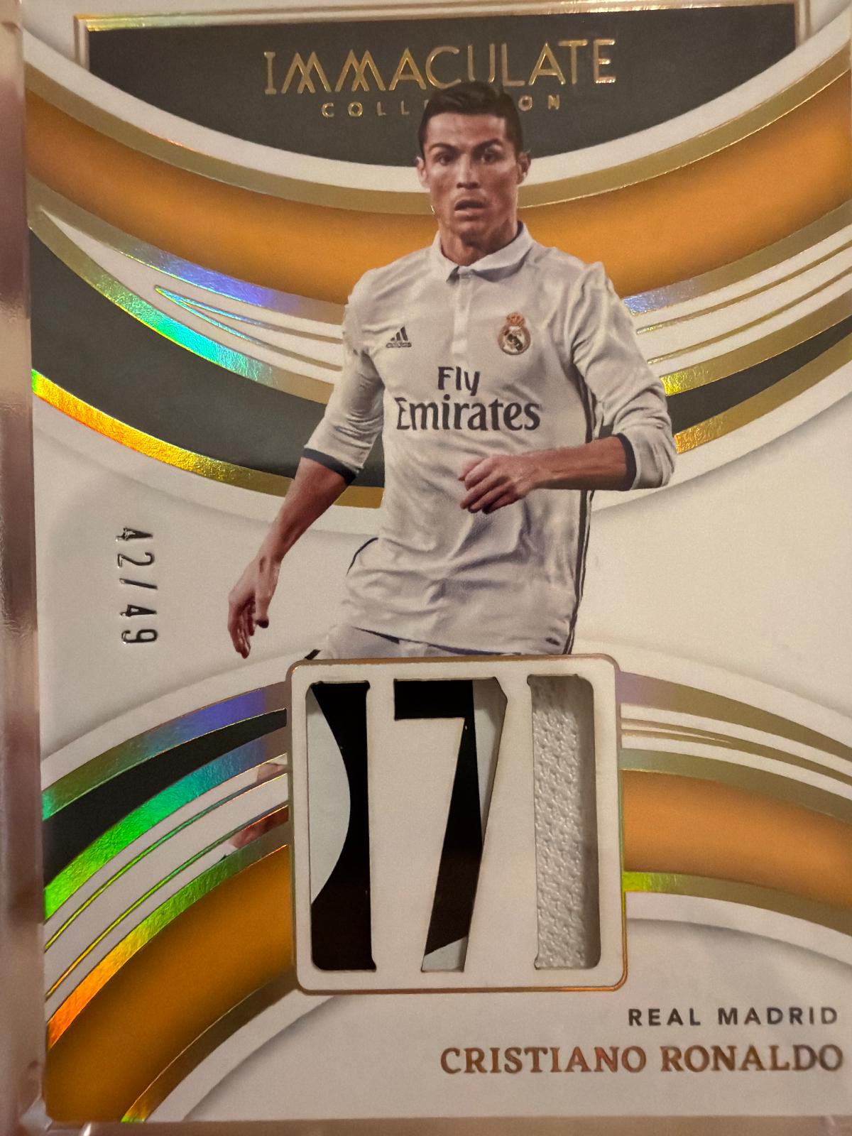 Cristiano Ronaldo #7 2023 Panini Immaculate Image Soccer