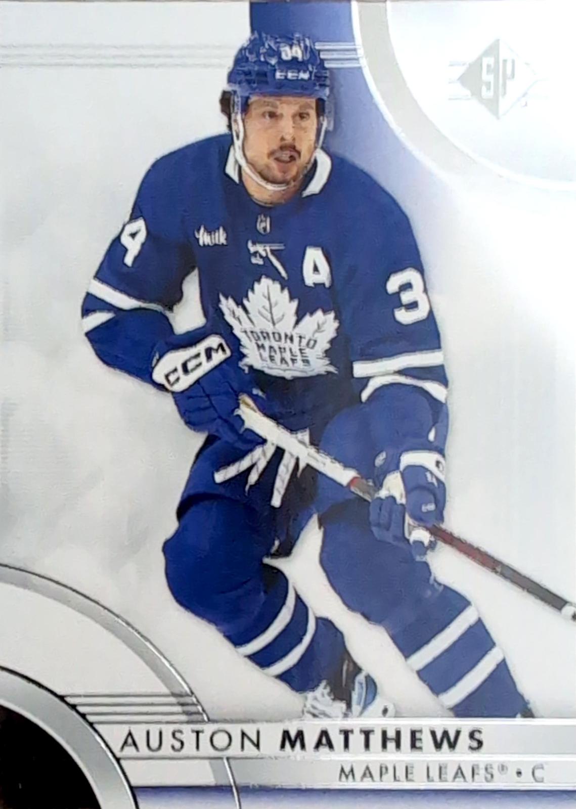 Auston Matthews #4 Hockey Cards 2023 SP