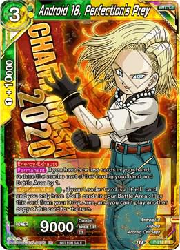 Android 18, Perfection's Prey P-210 Dragon Ball Fusion World Promos