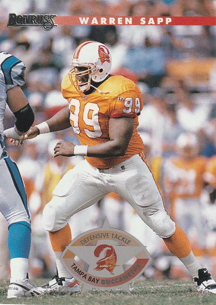 Warren Sapp #168 1996 Panini Donruss Football