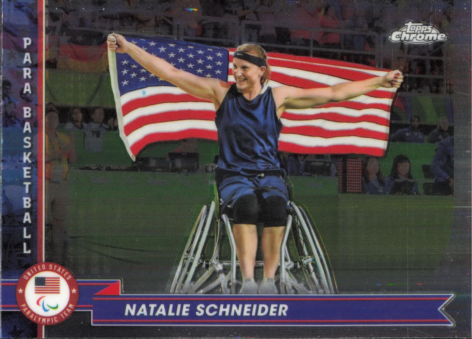 Natalie Schneider #167 2024 Topps Chrome US Olympics & Paralympic Hopefuls Basketball