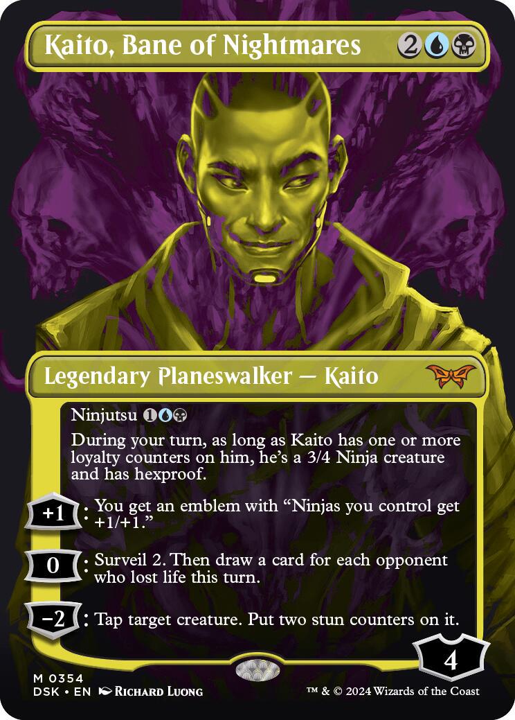 Kaito, Bane of Nightmares #354 Magic Duskmourn: House of Horror