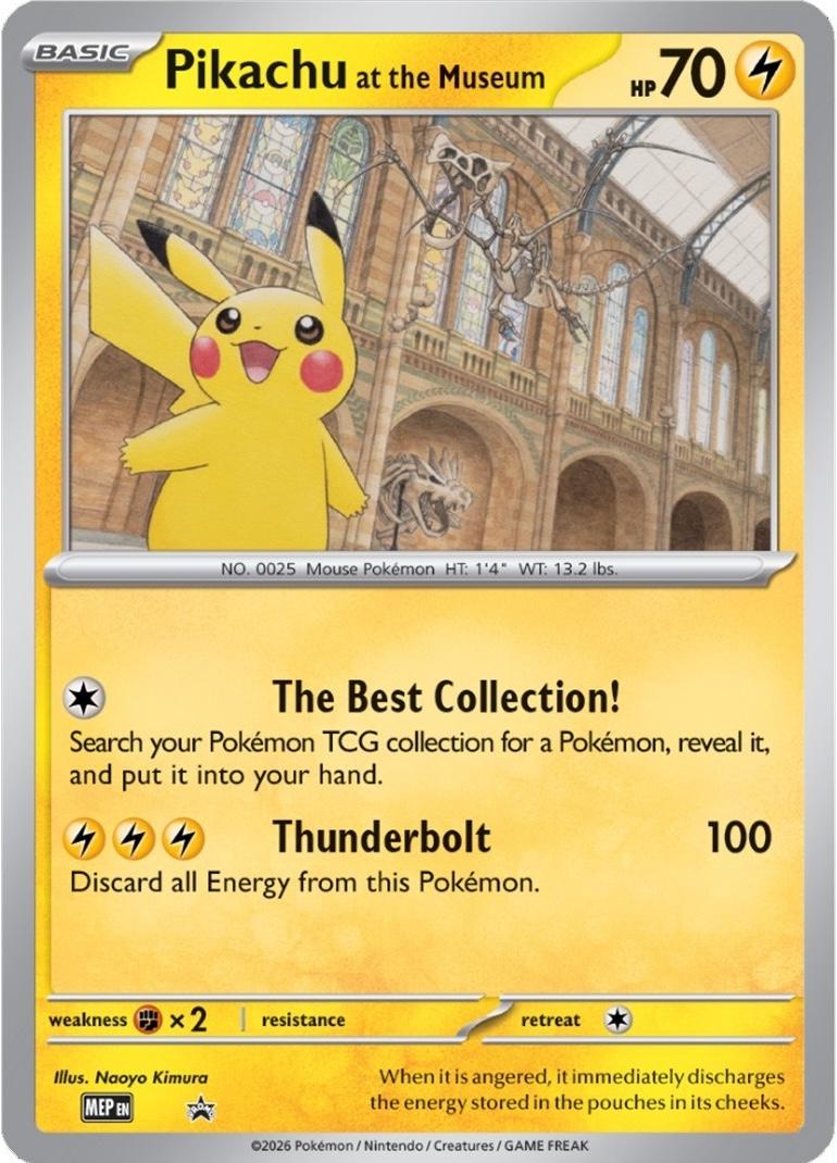Pikachu At The Museum [Jumbo] Prices | Pokemon Promo | Pokemon Cards