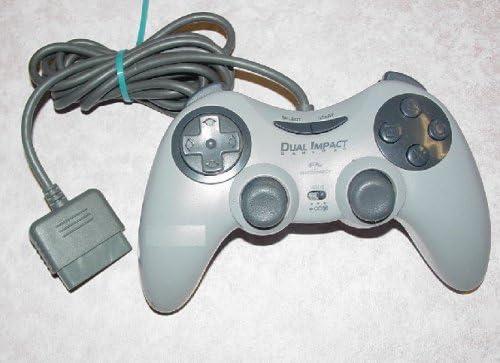 Performance Gray Dual Impact Gamepad Playstation