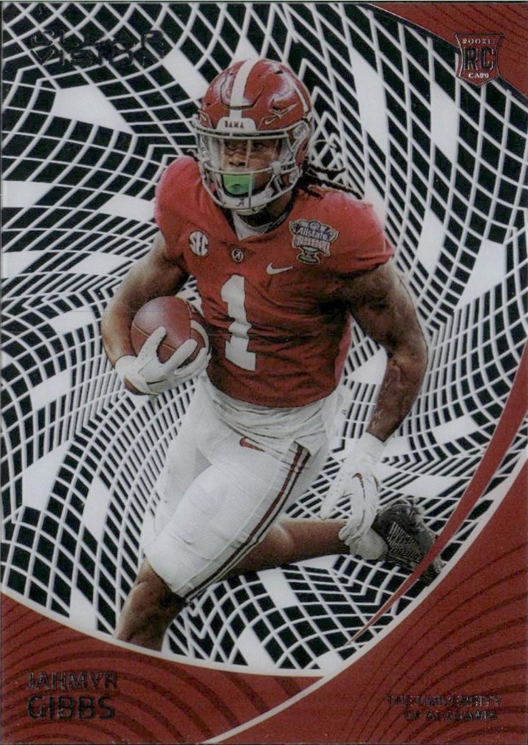 Jahmyr Gibbs #11 2023 Panini Chronicles Draft Picks Clear Vision Football