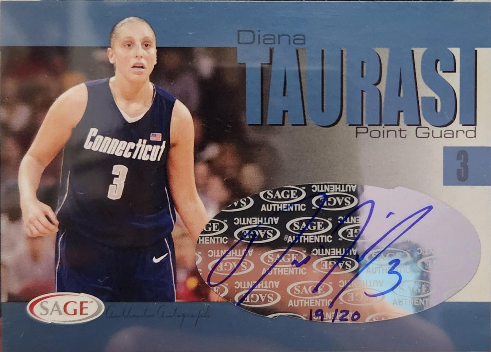 Diana Taurasi #A32 2004 Sage Autograph Basketball