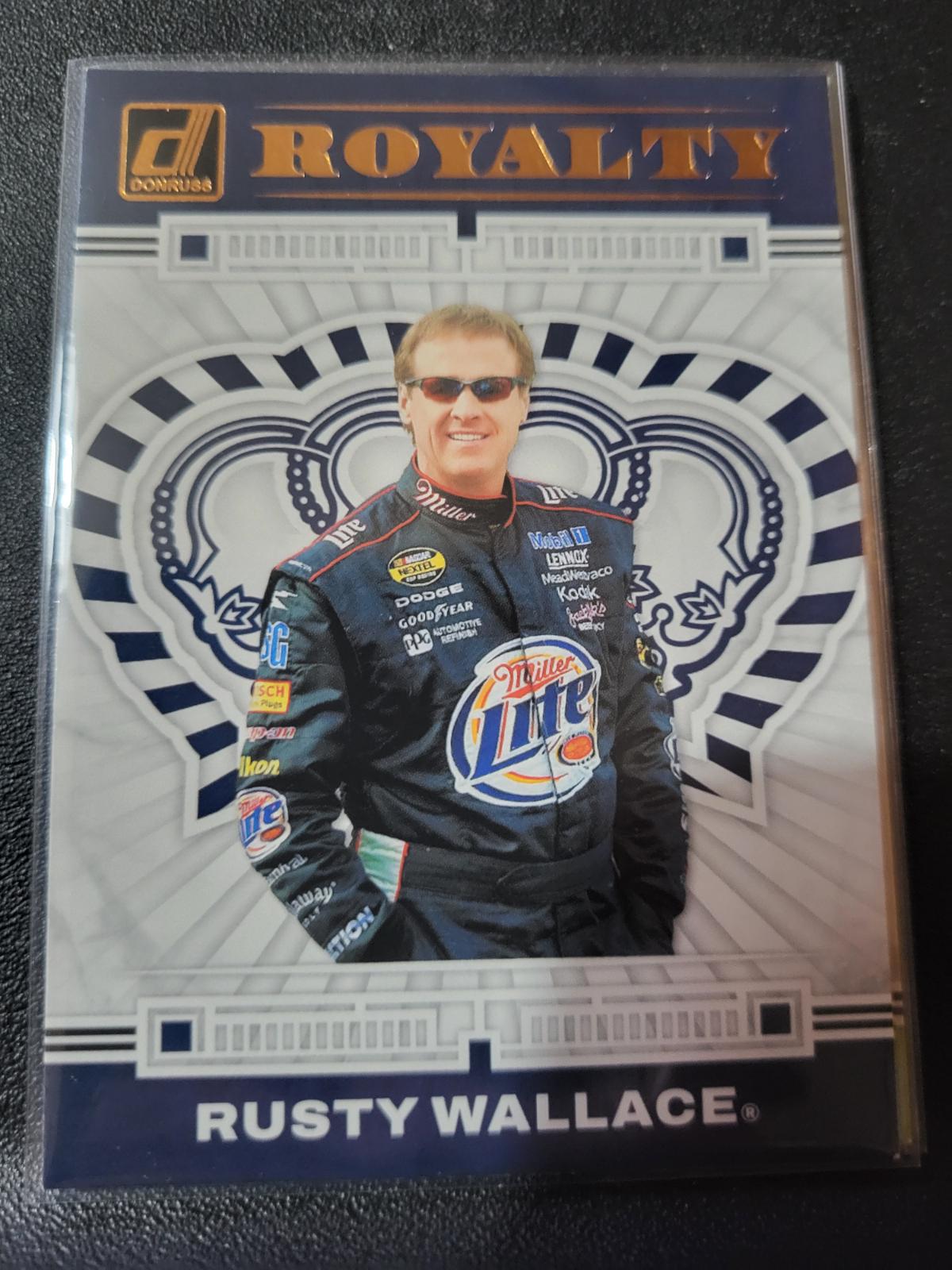 Rusty Wallace #R6 Racing Cards 2023 Panini Donruss NASCAR Royalty