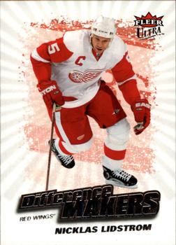 Nicklas Lidstrom #DM5 2008 Ultra Difference Makers Hockey