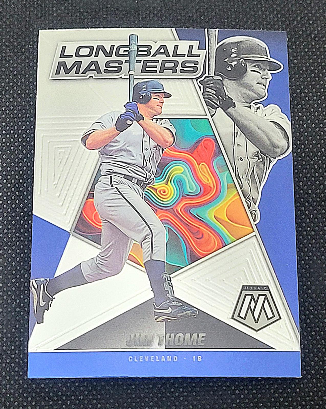 Jim Thome #LM-6 Baseball Cards 2022 Panini Mosaic Longball Masters
