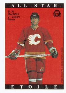 Al MacInnis #27 1989 O Pee Chee Sticker All Star Hockey