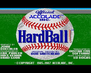 Hardball Amiga