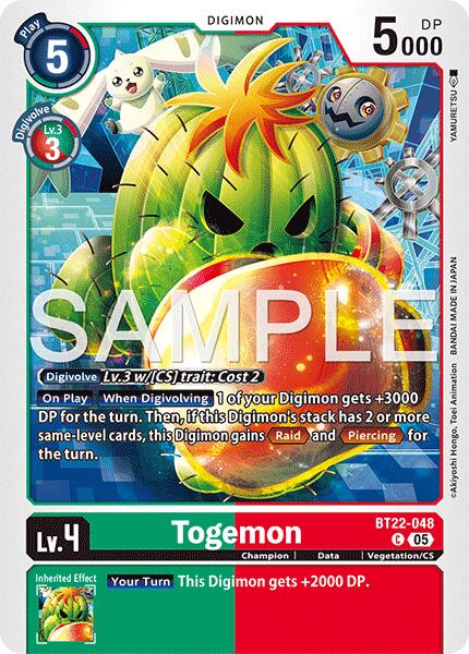 Togemon front